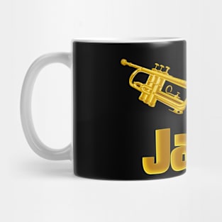 Jazz Trumpet Music Notes Musicians Mug